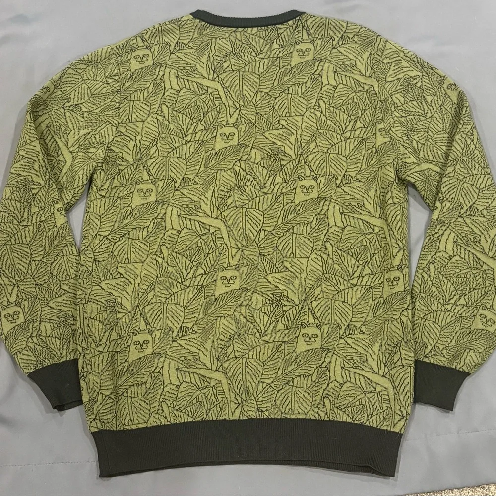 Ripndip Olive Leaf Pattern Crewneck Sweater - Picture 9 of 9